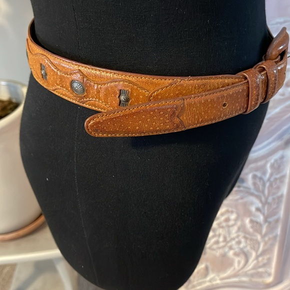 Fred Coen Leather Belt - Picture 3 of 9